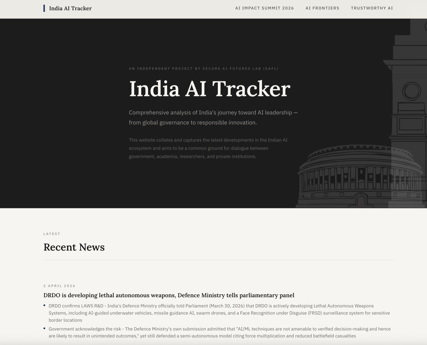 India AI Tracker — 1